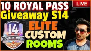 UNLIMITED CUSTOM ROOMS WITH 10 ROYAL PASS RP GIVEAWAY | PUBG MOBILE LIVE | 0.19 UPDATE LIVIK CUSTOMS