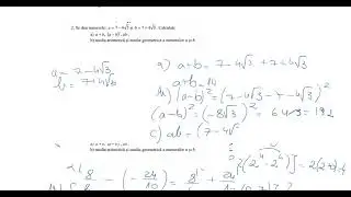 exercitii clasa a 9 a matematica