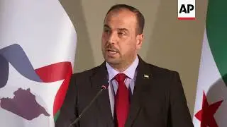 Head of Syrian opposition wants Assad&rsquo;s departure before transition can start