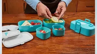 The AVIOTHIC&reg; Leakproof Bento Lunch Box For Kids And Adults - Microwavable And Dishwasher Safe