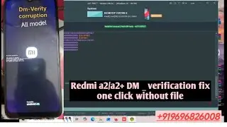 Redmi a2 dm- verification fix auto reboot fix hang on logo fix frp lock remove 