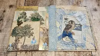 Altered File Folder - BlueBell Woods Part 4