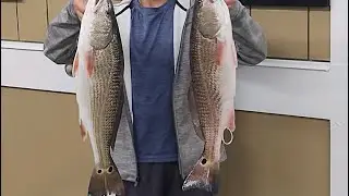 Pier fishing for red drum
