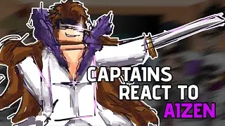 Captains react to..AIZEN SOSUKE || Bleach || Sakaratocyo_ || Reaction video