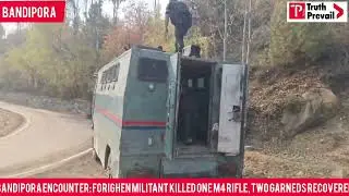 Bandipora encounter: Forighen militant killed one M4 rifle, two garneds recovered