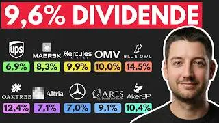 9,6% Dividende: Extremes DIVIDENDEN Depot mit nur 10 Aktien! 🤑