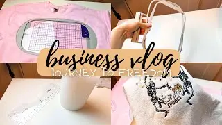 Centering a Hoop on Brother NQ1700E Embroidery Machine | Side Hustle to Quit 9-5 | Chasing Freedom