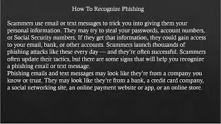 Phishing Attack