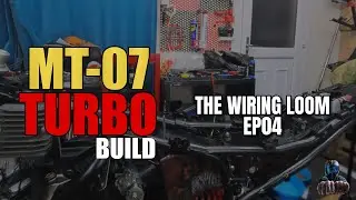🛠️ Жгут проводов, широкополосный датчик и подсветка! | Сборка MT-07 Turbo, часть 4 #bikelife #mt07