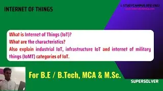 internet of things (iot) characteristics, industrial, infrastructure, military things