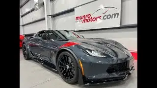 2019 SOLDSOLDSOLD Corvette Grand Sport Heritage Shadow Grey Glass Roof 7spd Man Grnd Effts 13k kms!