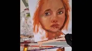 Alla prima painting in oil #oilpainting #artist #art #paint #allaprima #portrait #oil #portraitfeed 