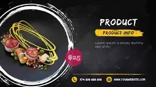 Food Menu Promo | After Effects Project Files - Videohive template