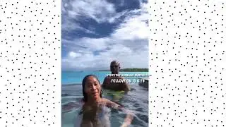 Apryl Jones & Taye Diggs She Tries to Help Him Pronounce Bora Bora