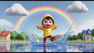 Rain Rain Go Away ☔ | Fun Rainy Day Song for Kids 🌈 | Nursery Rhymes & Children Songs #nurseryrhymes