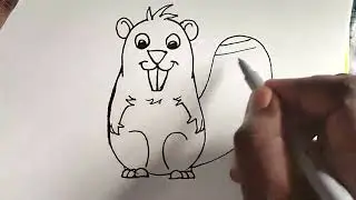 Drawing Beaver Tutorial | My Adventure Book