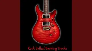 Spacious Slow Rock Ballad Guitar Backing Track D Minor