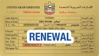 Quick Car Registration Renewal in Abu Dhabi