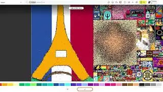 #rplace FRANCE LIKELY USING BOTS ON R/PLACE XQC MIZKIF HASAN & others war against the france flag