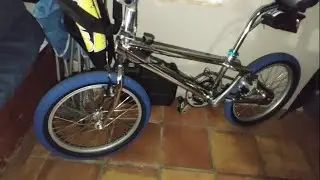 Ebay BMX Tires made in Germany 100psi 2.30 Blue/Black wall