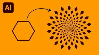 Adobe Illustrator Spiral Pattern Tutorial for Beginners #illustrator #patternDesign #graphicdesign