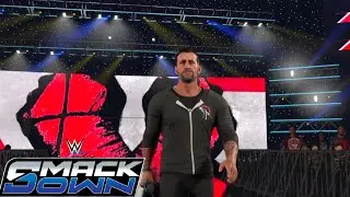 WWE2K25 CM Punk отправляет сообщение Року SMACKDOWN
