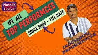 ALL  IPL RECORDS | INDIVIDUAL PERFORMANCES | FROM 2008 TO TILL DATE |