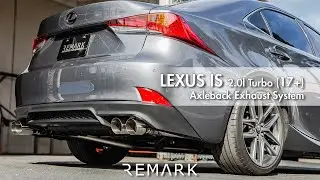 REMARK Lexus IS300 2017+ Axle-Back Exhaust System (2.0Liter Turbo)
