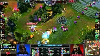 Counter Logic Gaming (CLG) vs Team Curse (CRS) || NA LCS Summer 2013 W1D3 || Full Game HD