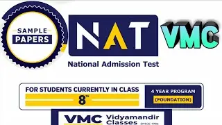 VMC NAT 2021 Sample Paper || Class 8th