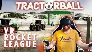 Tractorball: VR Rocket League style gameplay with tractors and explosives