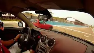 track day autodromo di franciacorta/on board  Alfa Romeo Mito Quadrifoglio Verde.