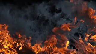 Burning Fire Background 4K - Soothing Fireplace For Relaxation