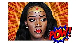 Wonder Woman Comic Book Inspired Makeup Look!!