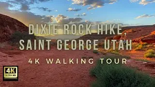 [4K] POV Dixie Rock Trail | St. George, Utah | Relaxing walk 4K #utah