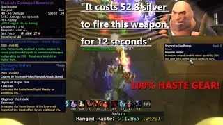 Wotlk Classic - What 711% haste looks like on a hunter