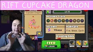 How to get the Rift Cupcake Dragon 🧁🧁🧁🧁#dragonvale #dragongamer #cupcakedragon