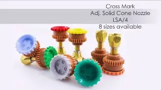 Liquid Spraying Adjustable Nozzle (LSA), Malaysian Made, Solid Cone Nozzle