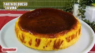 DELICIOSA TARTA DE QUESO DE LA VIÑA CON SOLO 5 INGREDIENTES FÁCIL TE ENCANTARÁ