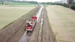 Swanenberg Projecten: rijplaten lossen [Drone]