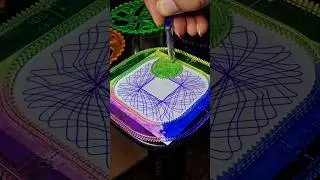 601MD. Super Satisfying Ruler Spirograph #shorts #2025