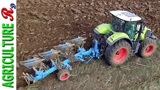 Claas 870  Axion + Lemken Variopal 9 - Azienda Montalbini - aratura 2020