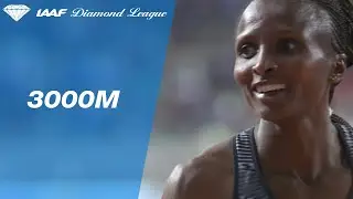 Helen Obiri wins the Women's 3000m in Doha - IAAF Diamond League 2019
