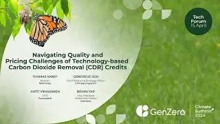 Navigating Quality & Pricing Challenges of Tech-based CDR Credits | Tech Forum | 15 April