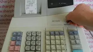 3 Line Header Message 3 Line Footer Message Sharp XE-A202 / XEA202 / XE-A212 / XEA212 XE-A301 XEA301