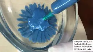 3D Jelly Cake tutorial how to do without tools only syringe, pastel de gelatina 3d, 3D želė torta