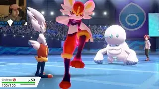 BIG Cinderace SWEEPS Master Ball Pokemon Sword Shield WiFi Battles