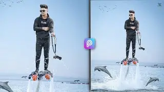 Water Jet Pack Concept Photo Editing Tutorial PicsArt || Picsart Jet Pack Concept Photo Editing.