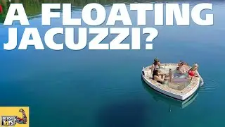The innovative floating hot tub