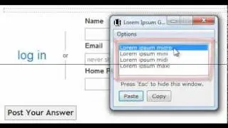 Lorem Ipsum generator